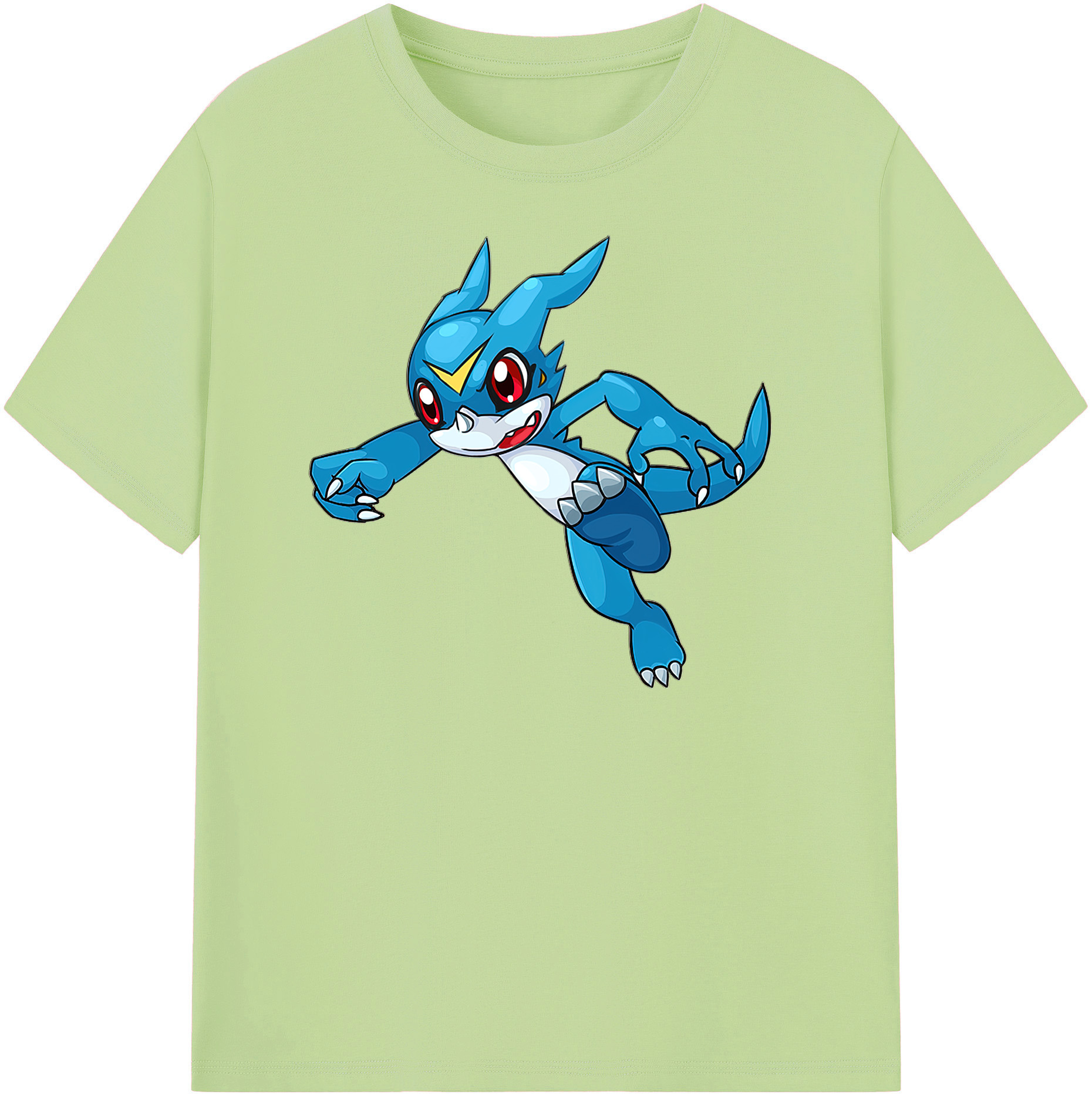 （画像用） Digimon デジタルモンスター/デジモン 綿100％半袖Tシャツ（フロントプリント）